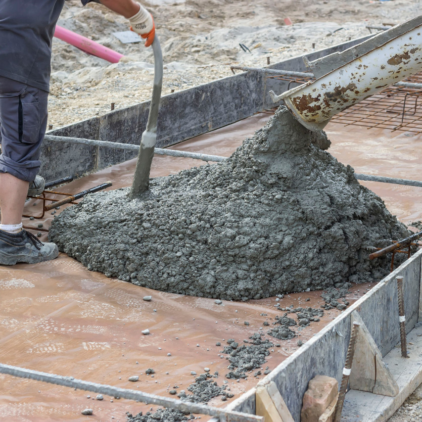 concrete pouring